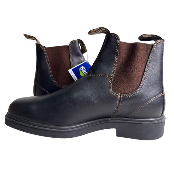 Blundstone 062 Stout Brown Chelsea Boot Men's US 10 Chisel Toe Premium Leather - Picture 2 of 9